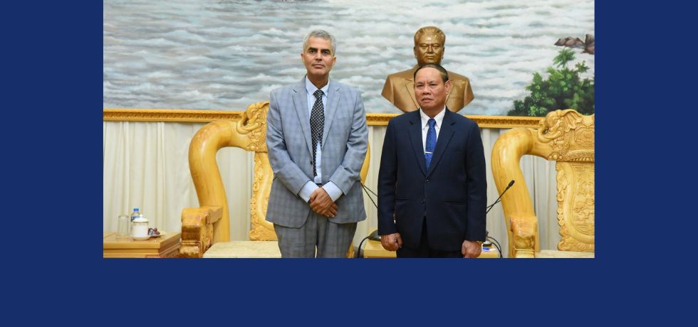 Ambassador Yogeshwar Sangwan met with H.E. Vilay Lakhamfong Deputy PM and Minister of Public Security